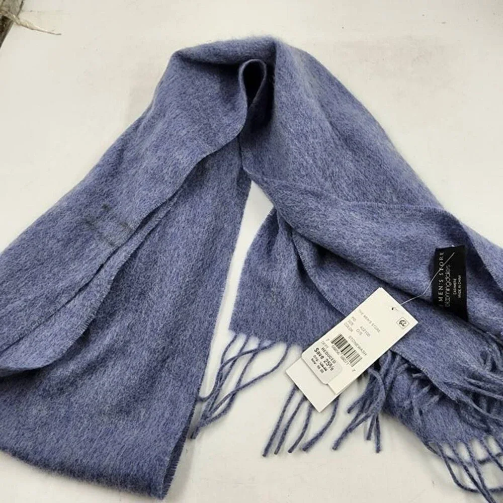 The Men's Store at Bloomingdale's Cashmere Scarf One Size Stone Wash Fringe Trim